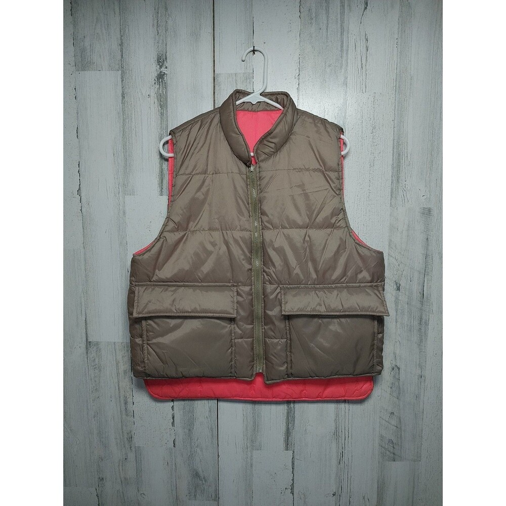Vintage Field And Fireside Men's Sm/Med Reversible Quilted Hunting Vest